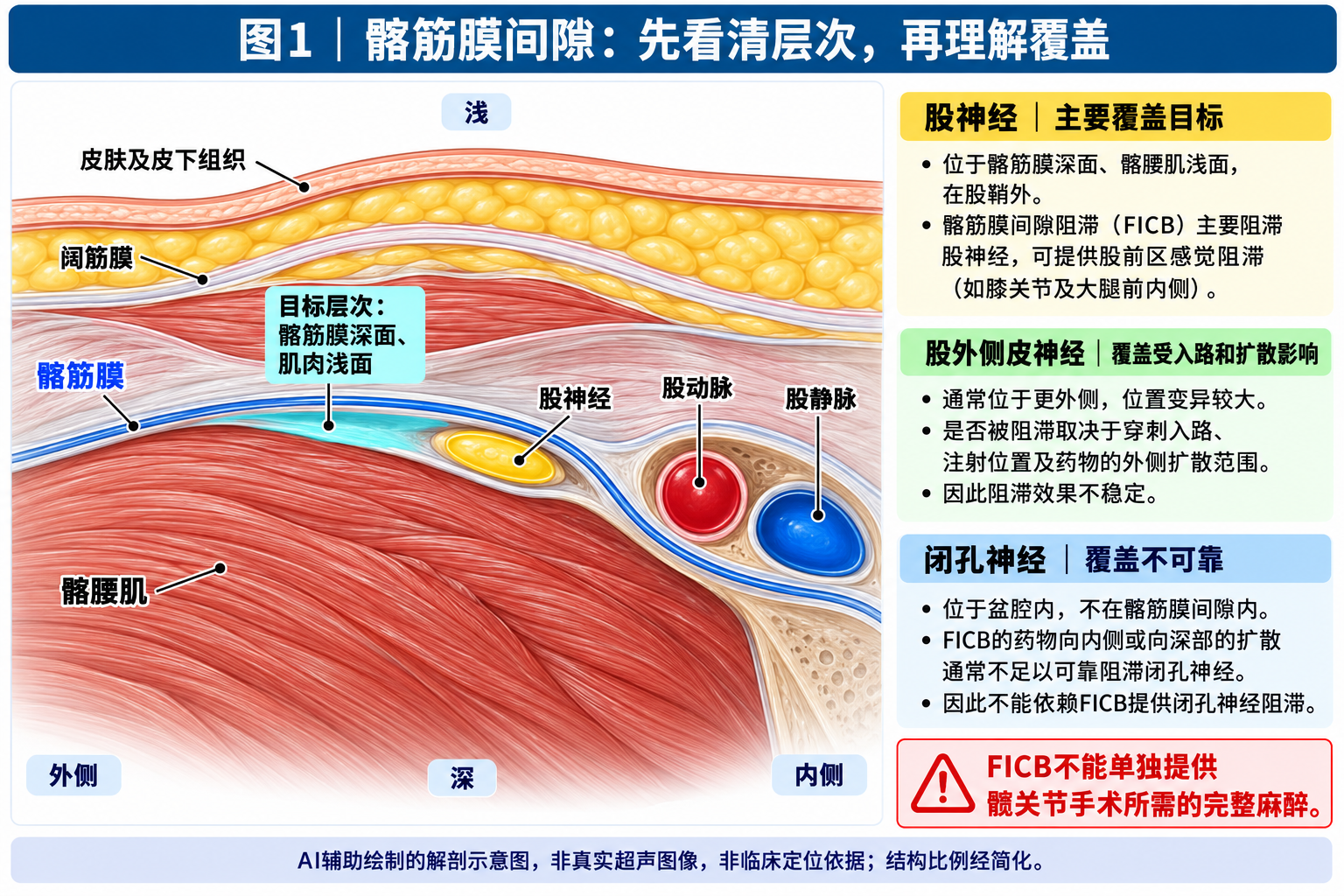 老年髋部手术怎么麻醉、怎么止痛？基层医生读懂髂筋膜间隙阻滞